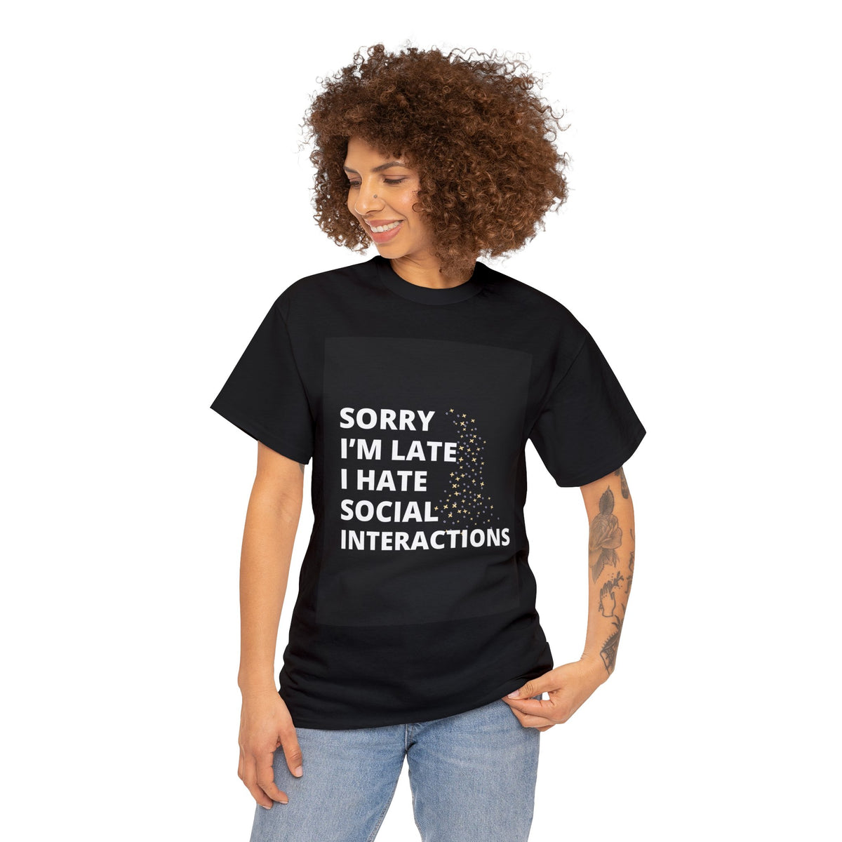 Sorry I'm Late - Unisex Heavy Cotton Tee