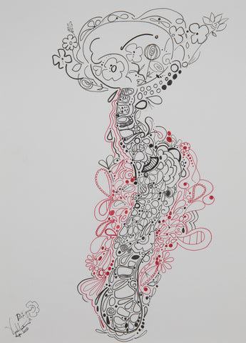 Pain and Growth - Zentangle Collection