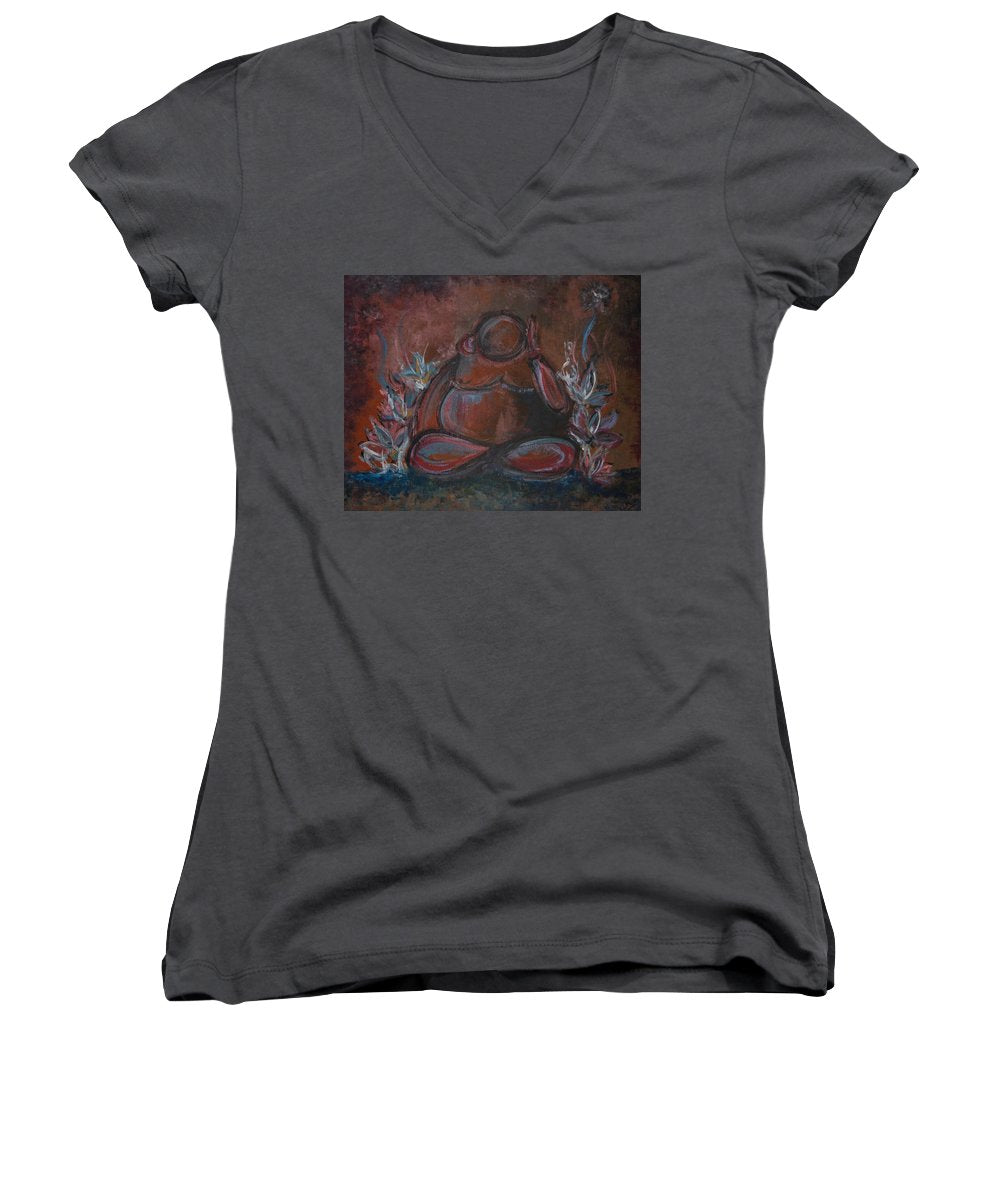 Round Buddha - Zen Collection - Women's V-Neck