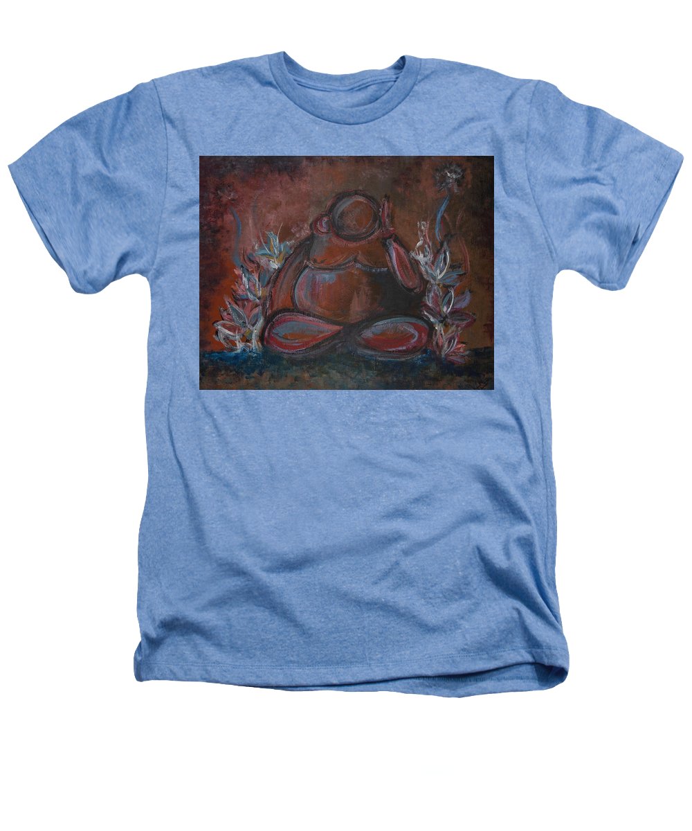 Round Buddha - Zen Collection - Heathers T-Shirt