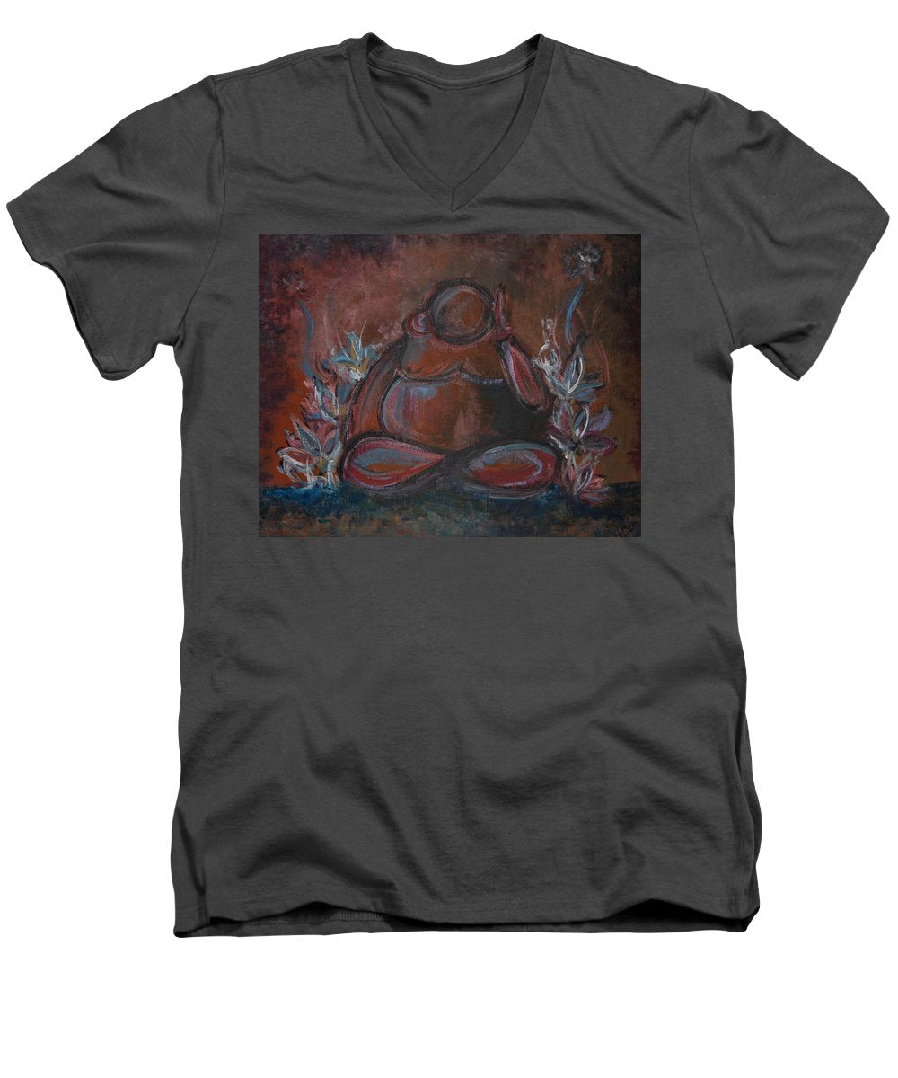 Round Buddha - Zen Collection - Men's V-Neck T-Shirt