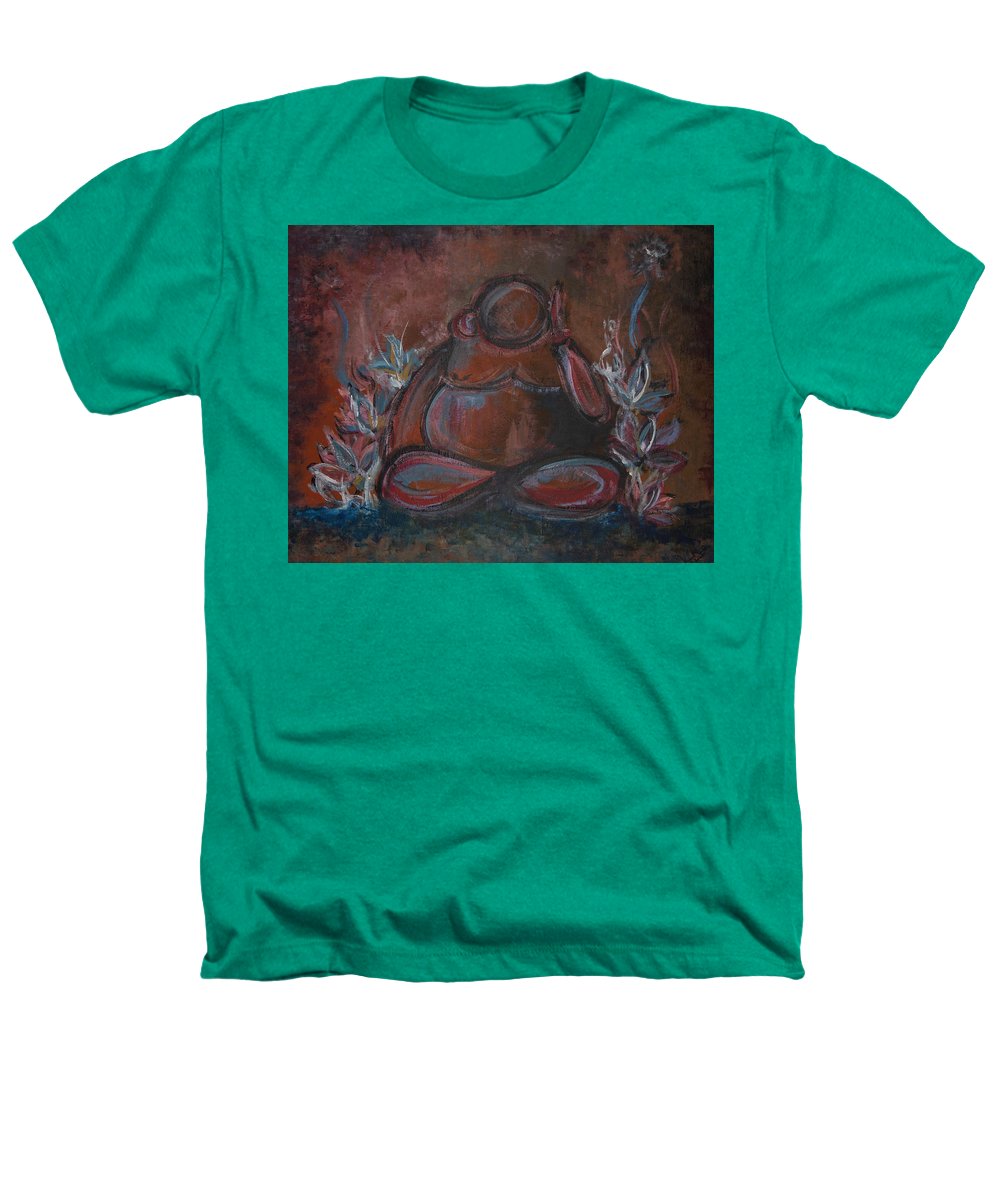 Round Buddha - Zen Collection - Heathers T-Shirt