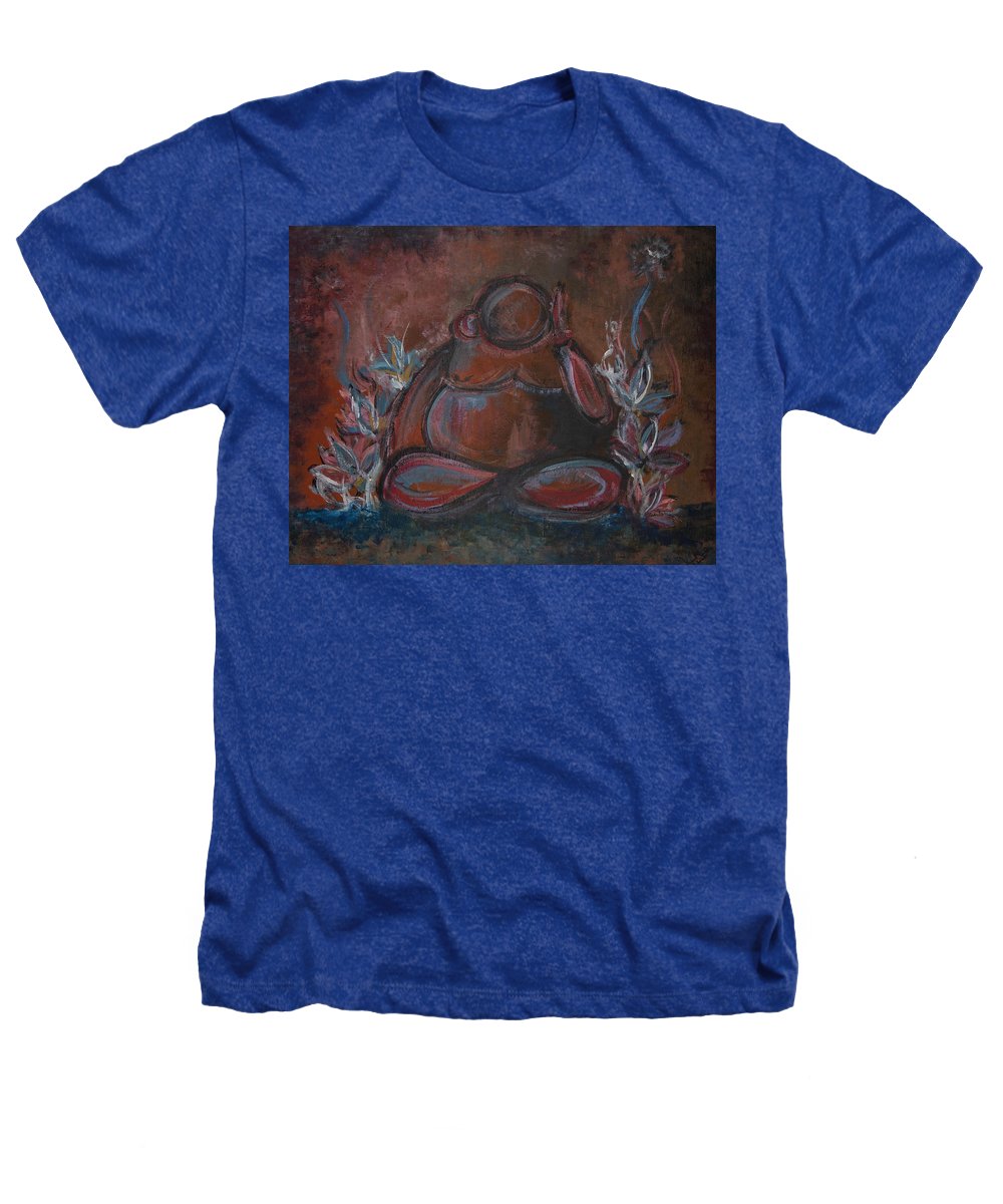 Round Buddha - Zen Collection - Heathers T-Shirt