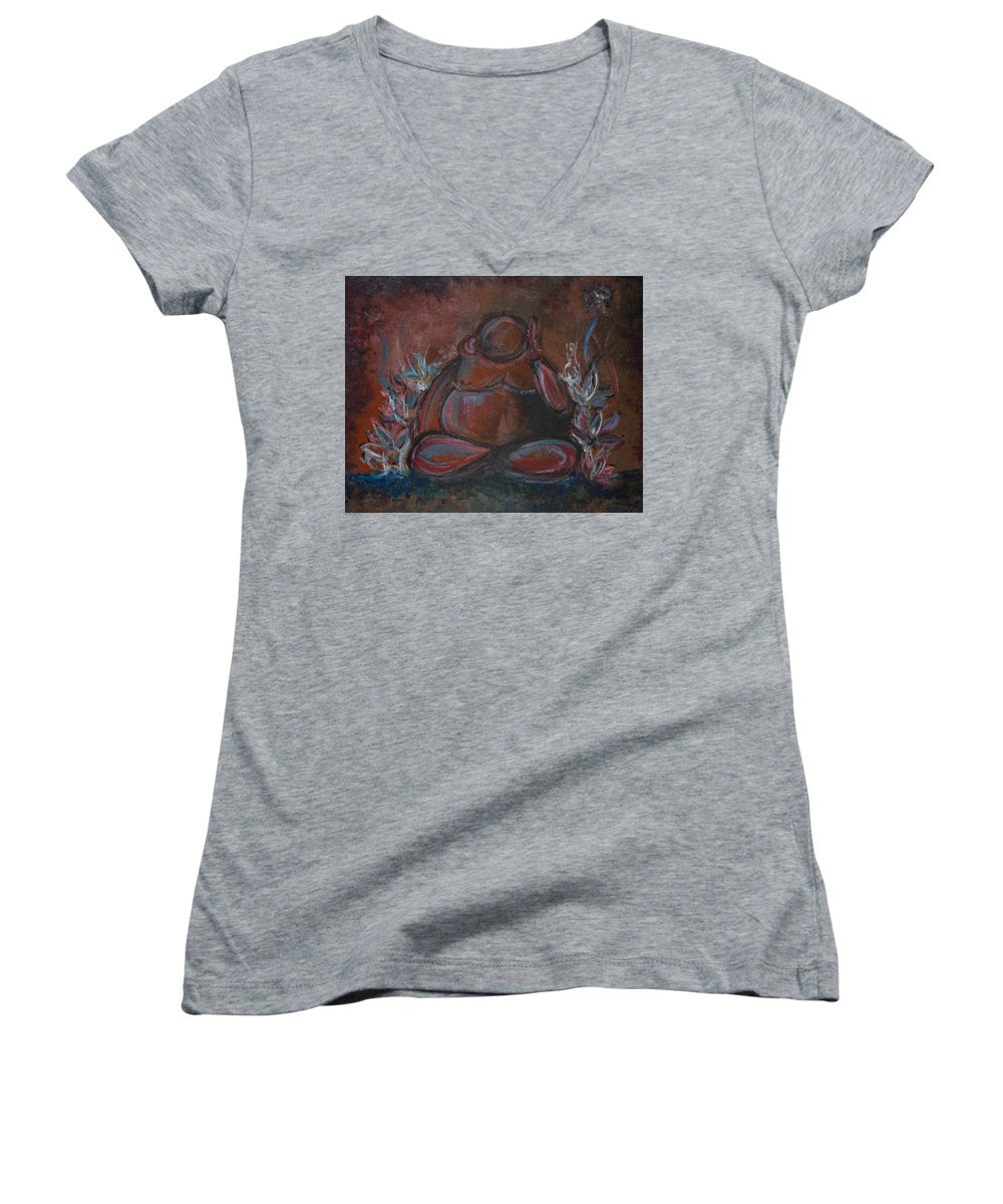 Round Buddha - Zen Collection - Women's V-Neck