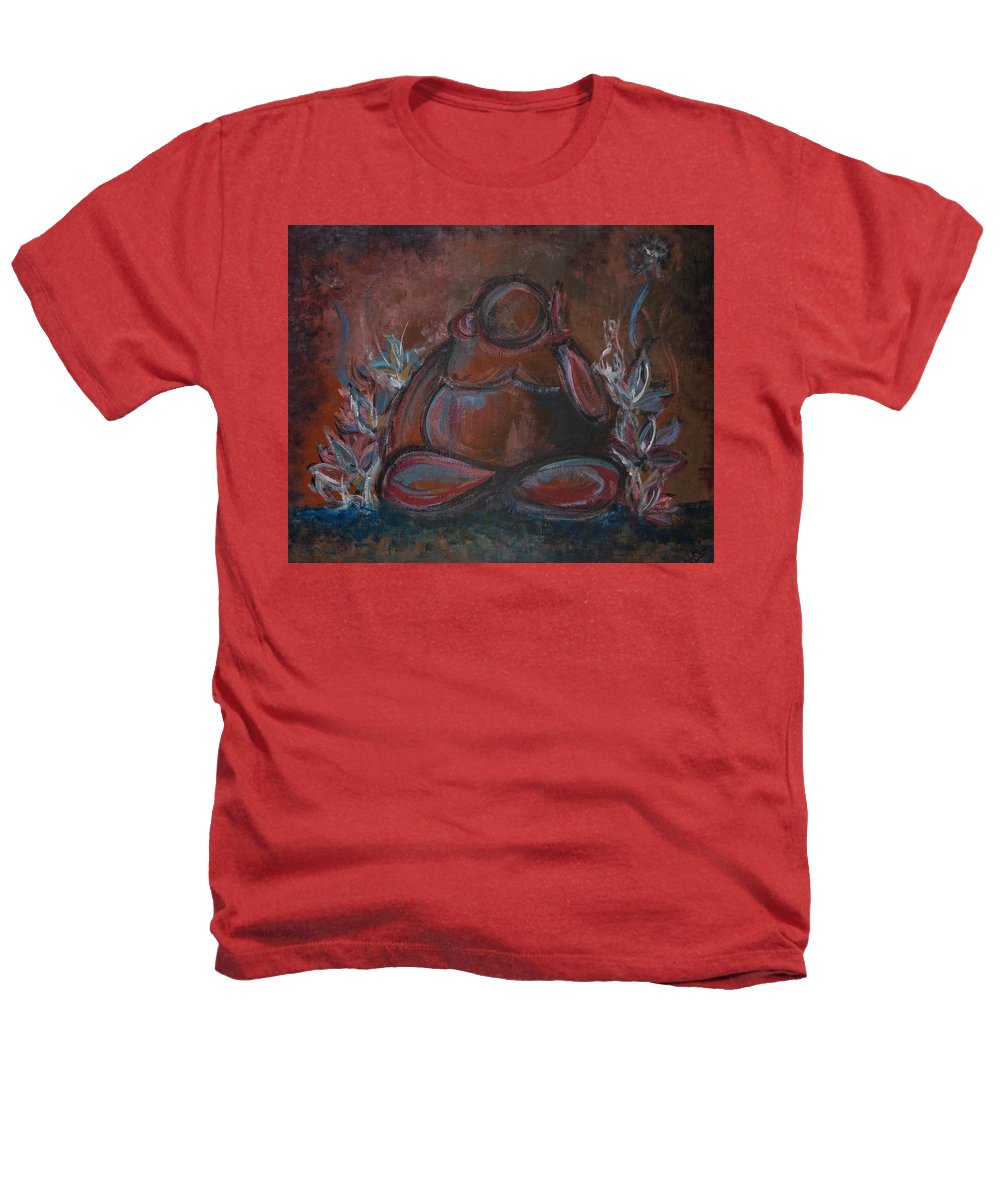 Round Buddha - Zen Collection - Heathers T-Shirt