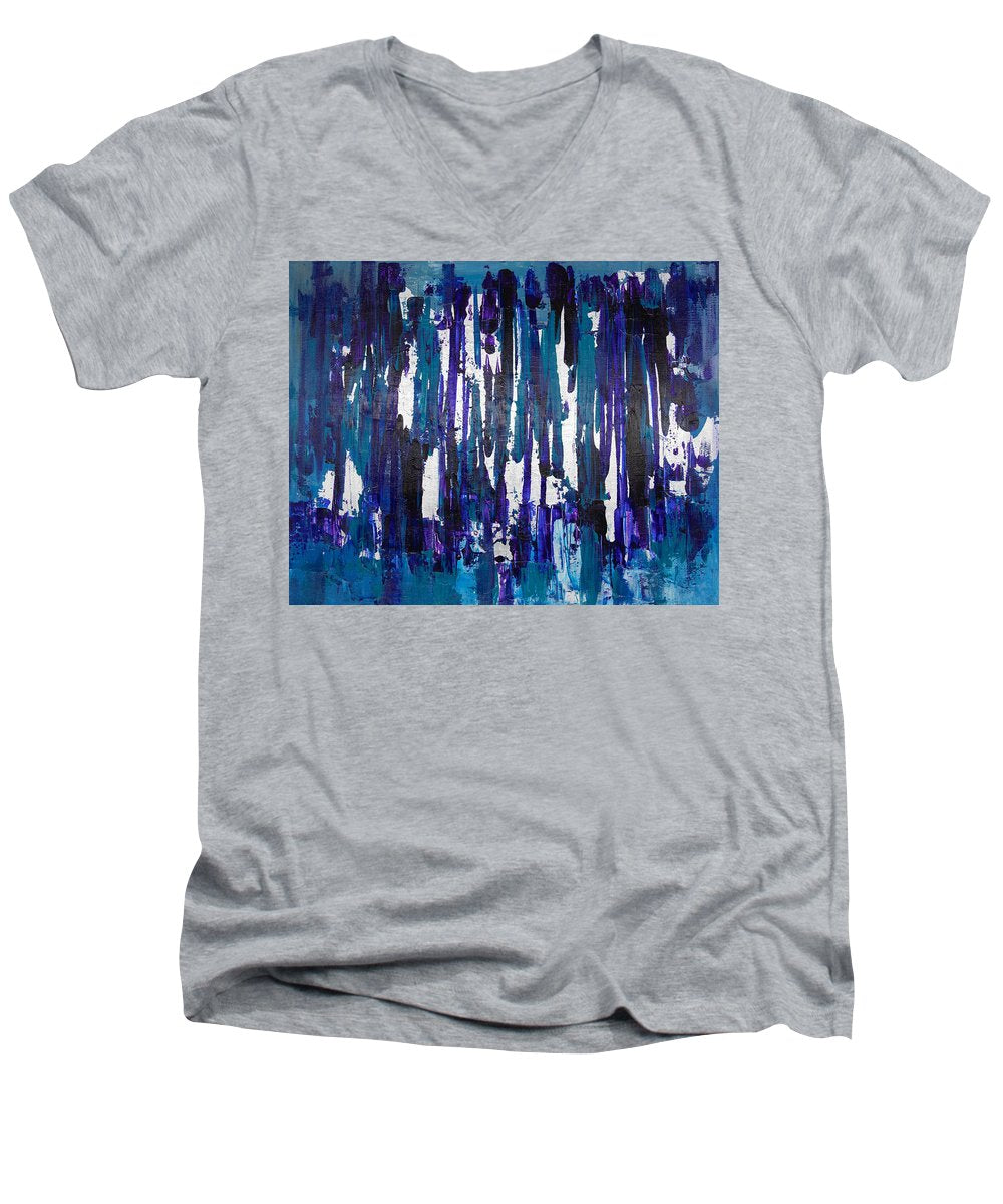 Number 3 - Abstract Collection  - Men's V-Neck T-Shirt