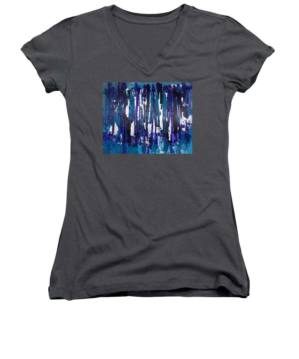 Number 3 - Abstract Collection  - Women's V-Neck