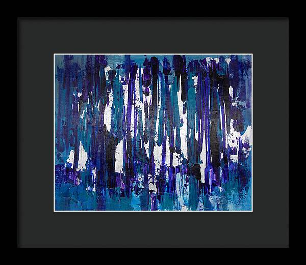 Number 3 - Abstract Collection  - Framed Print