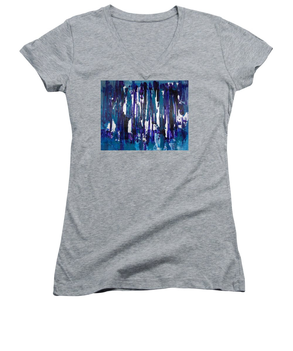 Number 3 - Abstract Collection  - Women's V-Neck