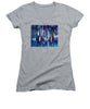 Number 3 - Abstract Collection  - Women's V-Neck