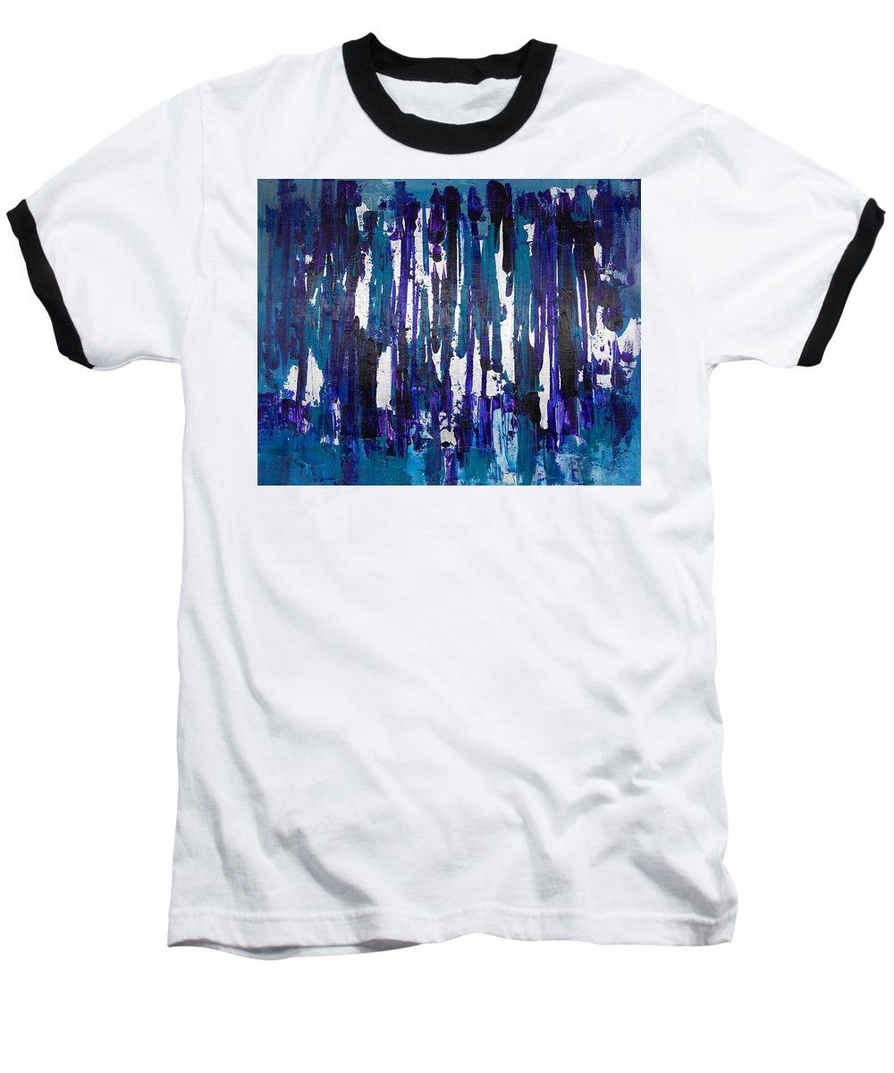 Number 3 - Abstract Collection  - Baseball T-Shirt