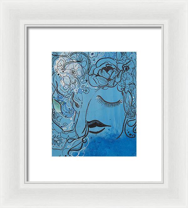 Aloha - Flower Head Collection  - Framed Print