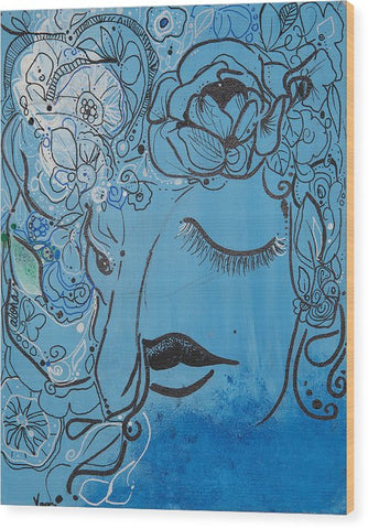 Aloha - Flower Head Collection  - Wood Print