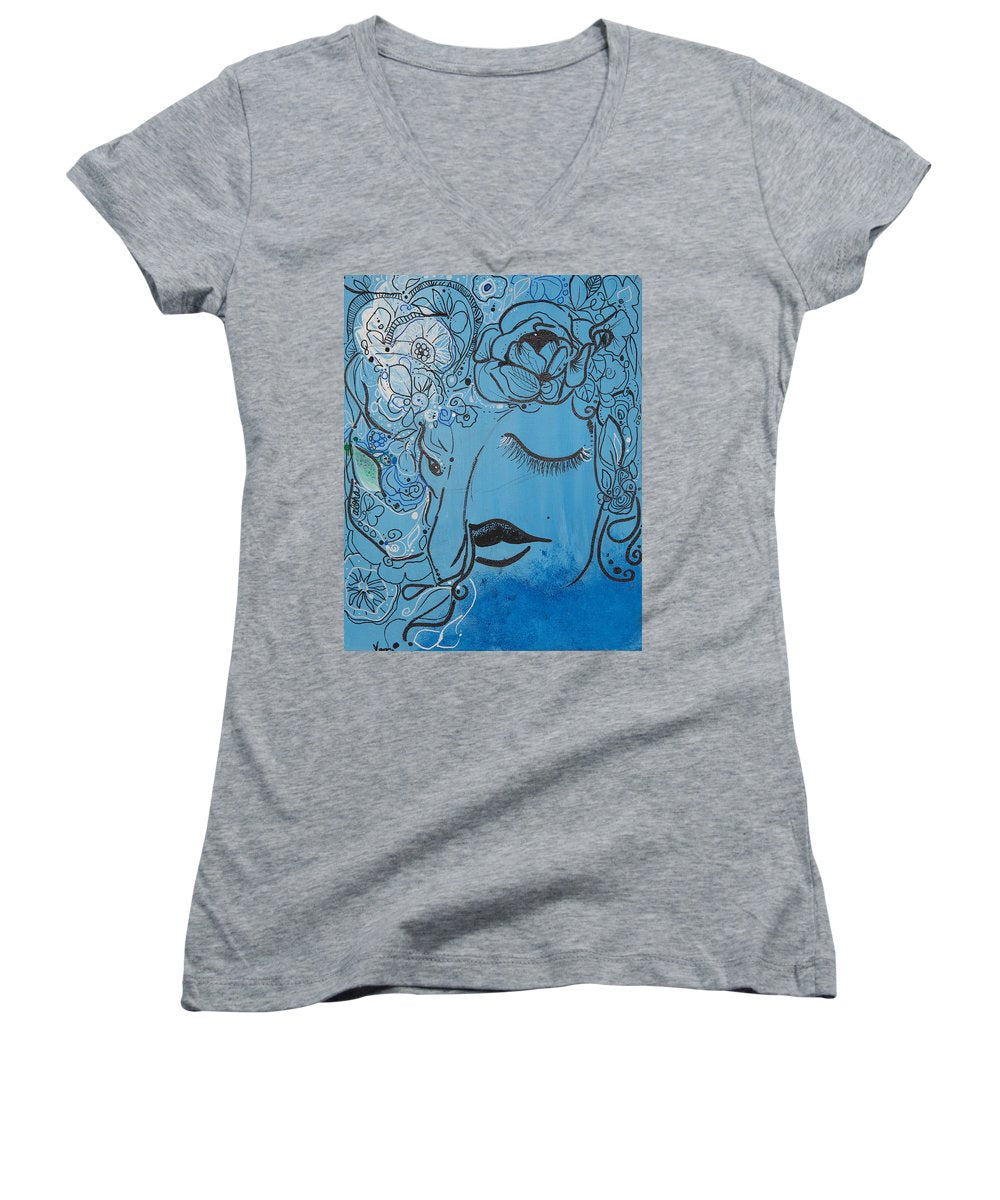 Aloha - Flower Head Collection  - Women's V-Neck