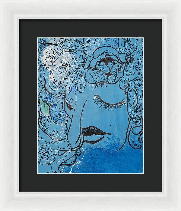 Aloha - Flower Head Collection  - Framed Print