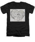 Asemic Hearts - Zentangle Collection - Men's V-Neck T-Shirt