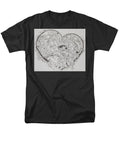 Asemic Hearts - Zentangle Collection - Men's T-Shirt  (Regular Fit)
