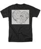 Asemic Hearts - Zentangle Collection - Men's T-Shirt  (Regular Fit)