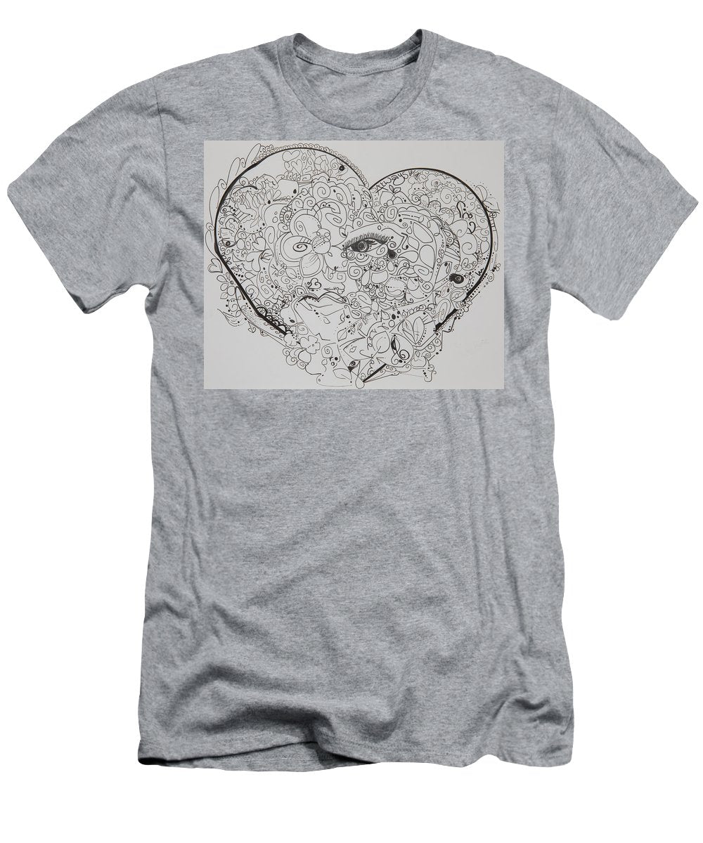 Asemic Hearts - Zentangle Collection - T-Shirt