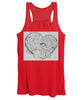 Asemic Hearts - Zentangle Collection - Women's Tank Top