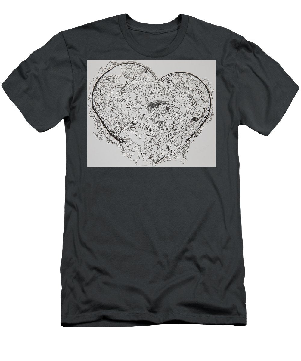 Asemic Hearts - Zentangle Collection - T-Shirt