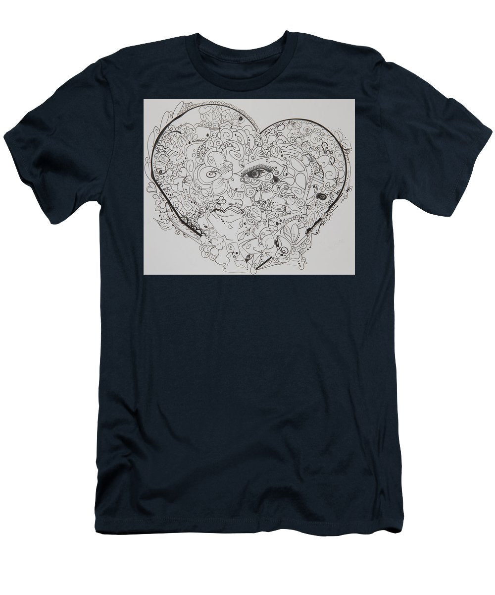 Asemic Hearts - Zentangle Collection - T-Shirt