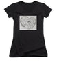 Asemic Hearts - Zentangle Collection - Women's V-Neck