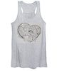 Asemic Hearts - Zentangle Collection - Women's Tank Top