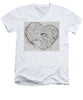 Asemic Hearts - Zentangle Collection - Men's V-Neck T-Shirt