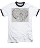 Asemic Hearts - Zentangle Collection - Baseball T-Shirt