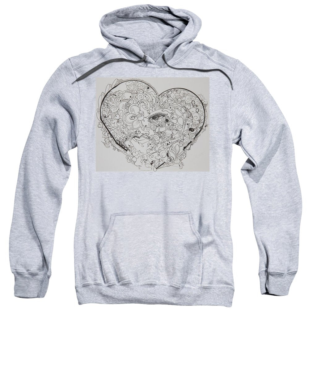 Asemic Hearts - Zentangle Collection - Sweatshirt