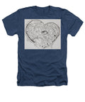 Asemic Hearts - Zentangle Collection - Heathers T-Shirt