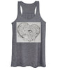 Asemic Hearts - Zentangle Collection - Women's Tank Top