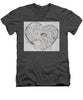 Asemic Hearts - Zentangle Collection - Men's V-Neck T-Shirt