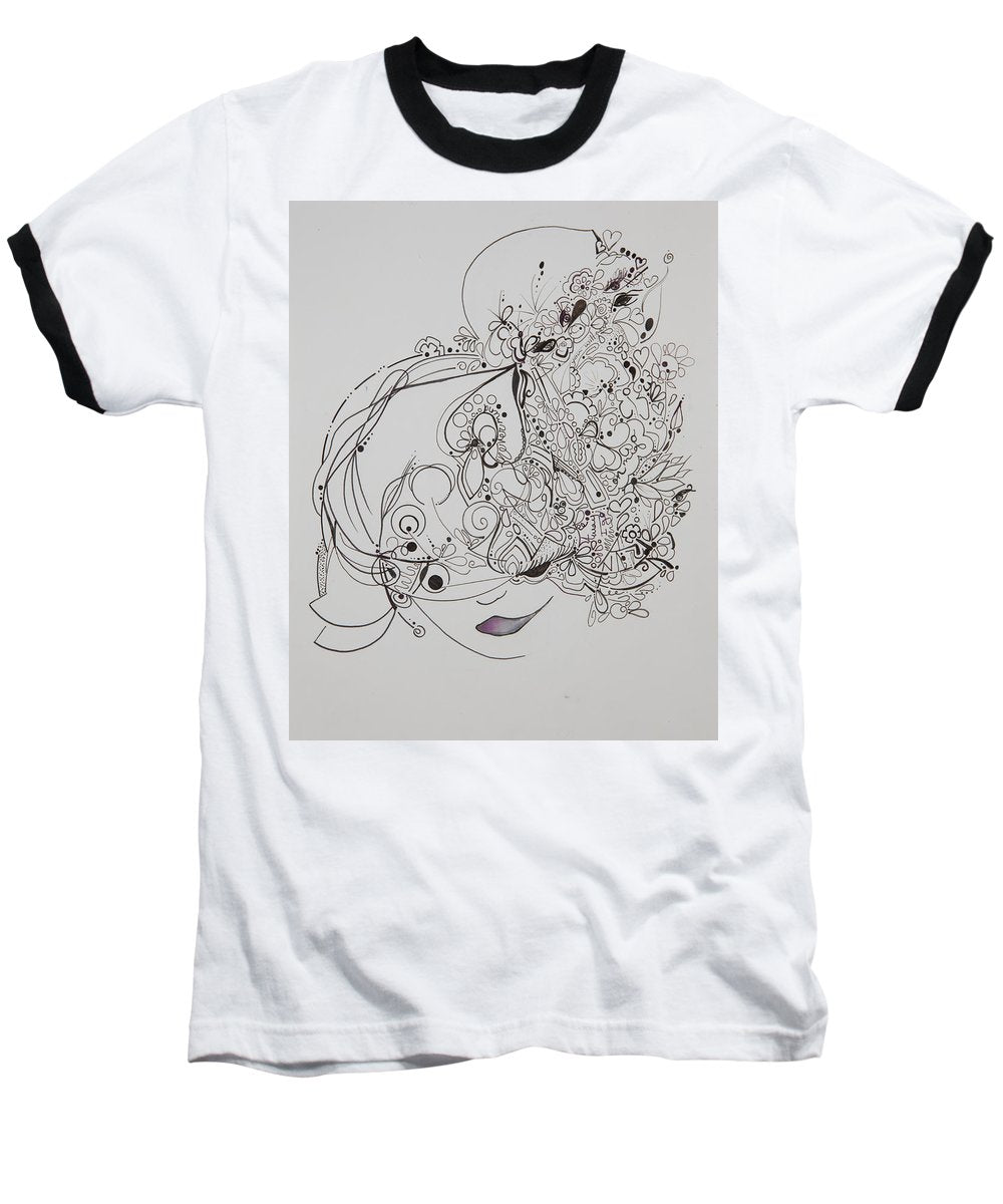 Away They Go - Zentangle Collection - Baseball T-Shirt