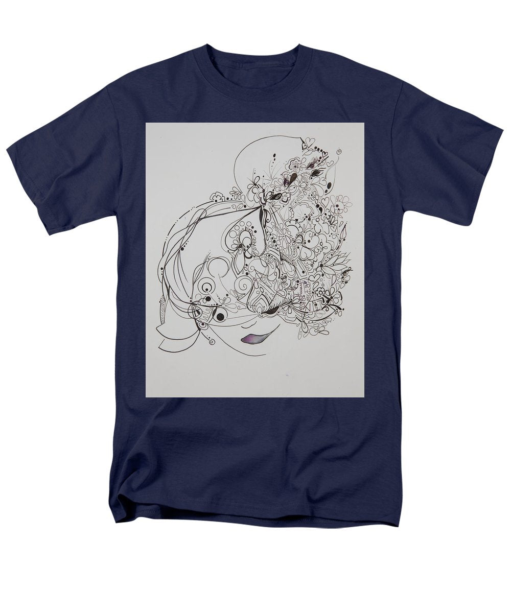 Away They Go - Zentangle Collection - Men's T-Shirt  (Regular Fit)