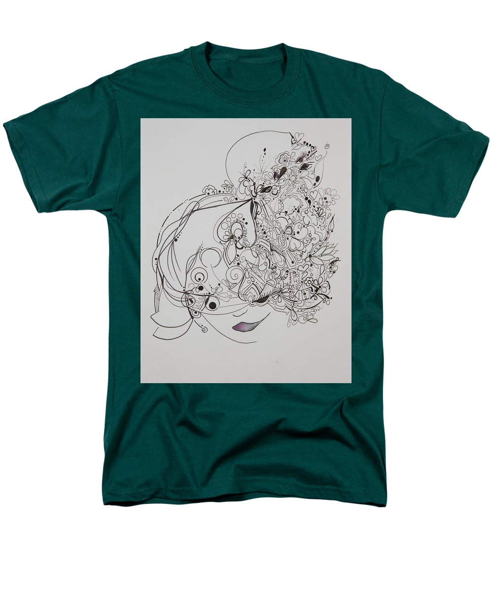 Away They Go - Zentangle Collection - Men's T-Shirt  (Regular Fit)