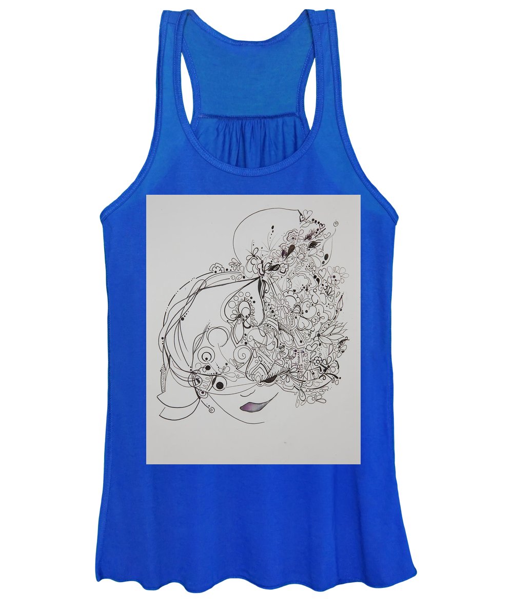 Away They Go - Zentangle Collection - Women's Tank Top