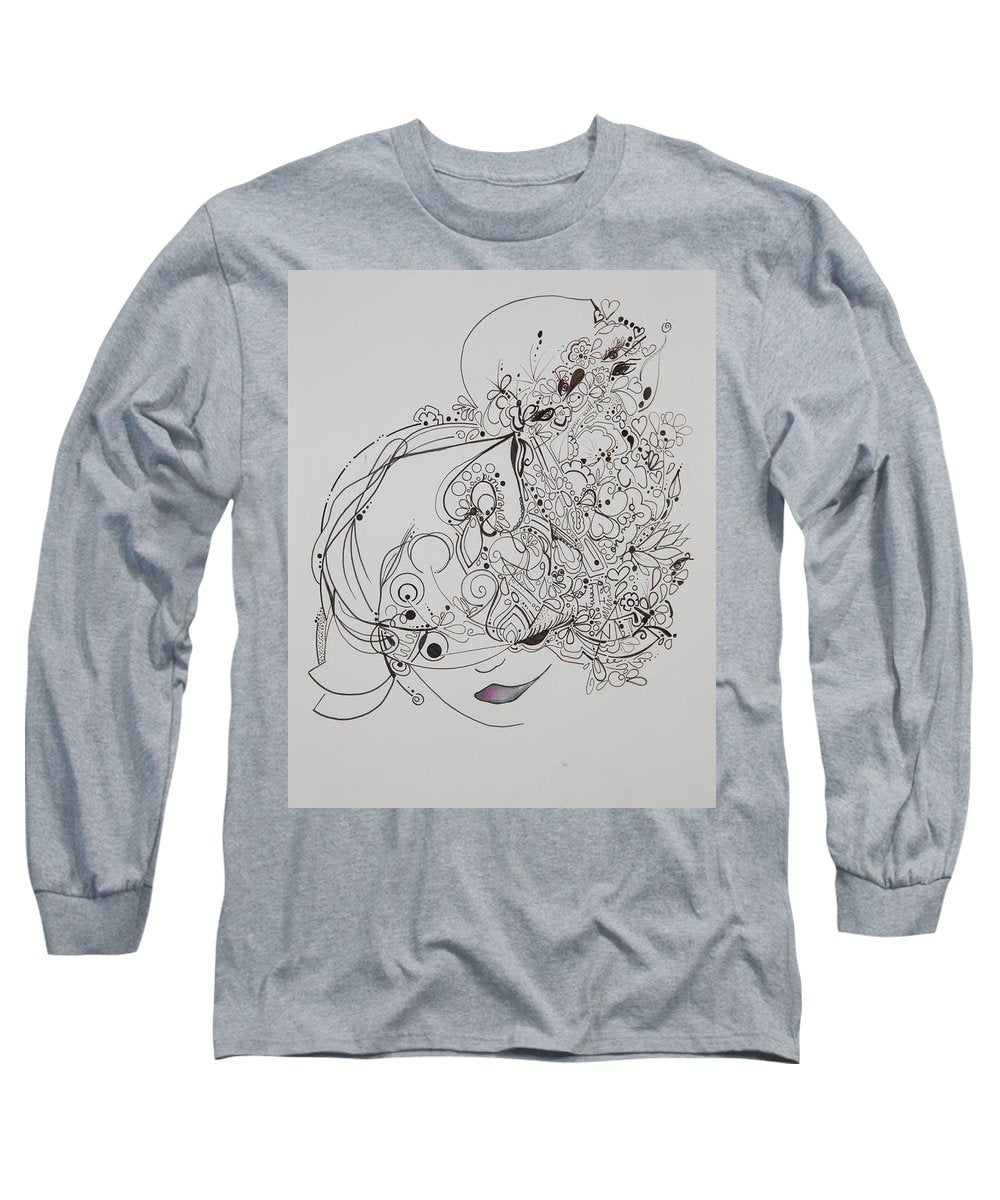 Away They Go - Zentangle Collection - Long Sleeve T-Shirt