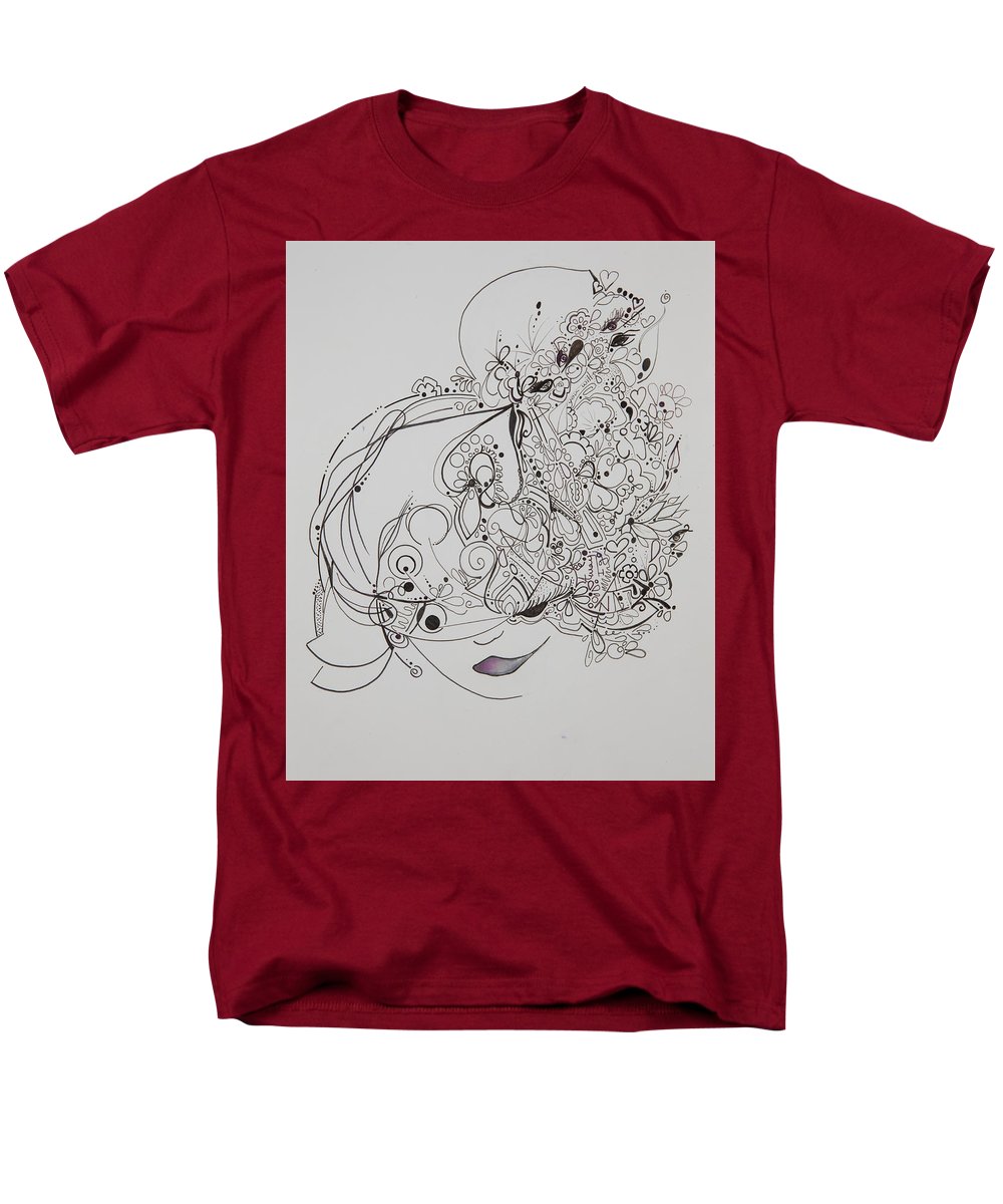 Away They Go - Zentangle Collection - Men's T-Shirt  (Regular Fit)