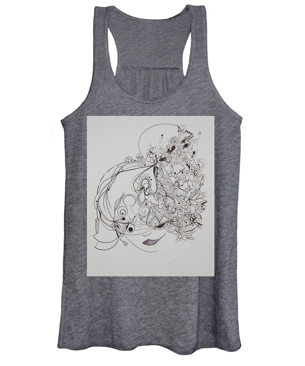 Away They Go - Zentangle Collection - Women's Tank Top