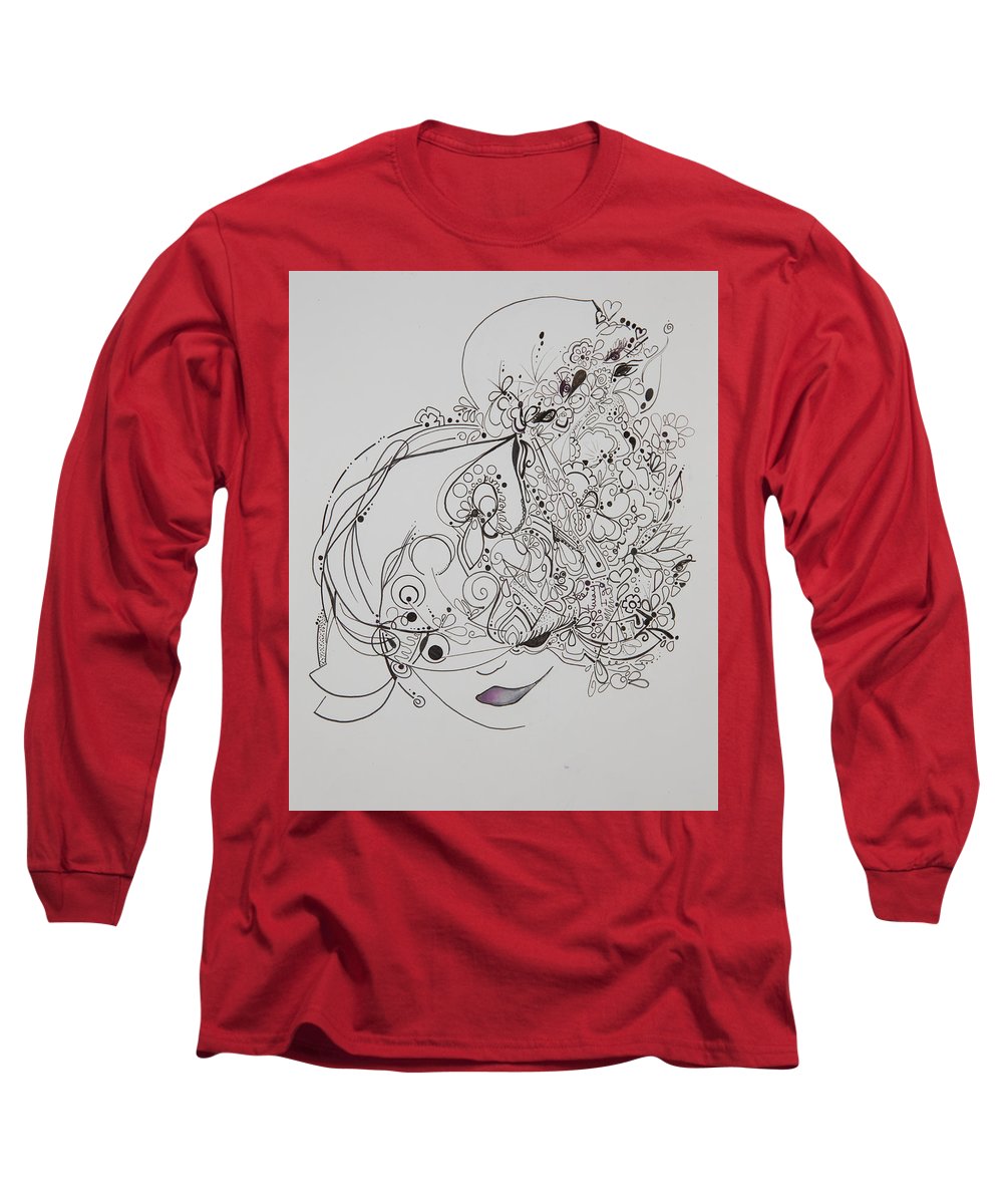 Away They Go - Zentangle Collection - Long Sleeve T-Shirt