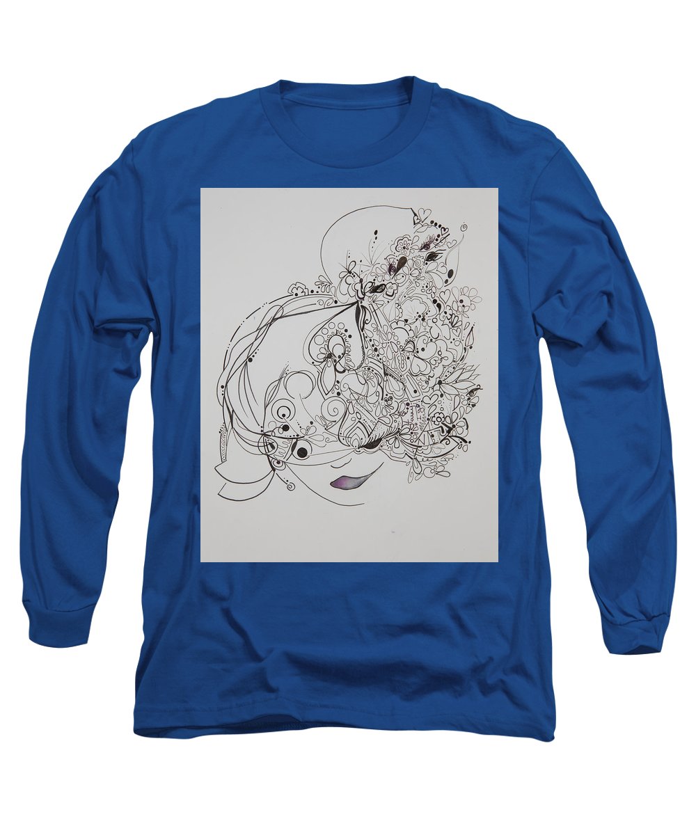 Away They Go - Zentangle Collection - Long Sleeve T-Shirt