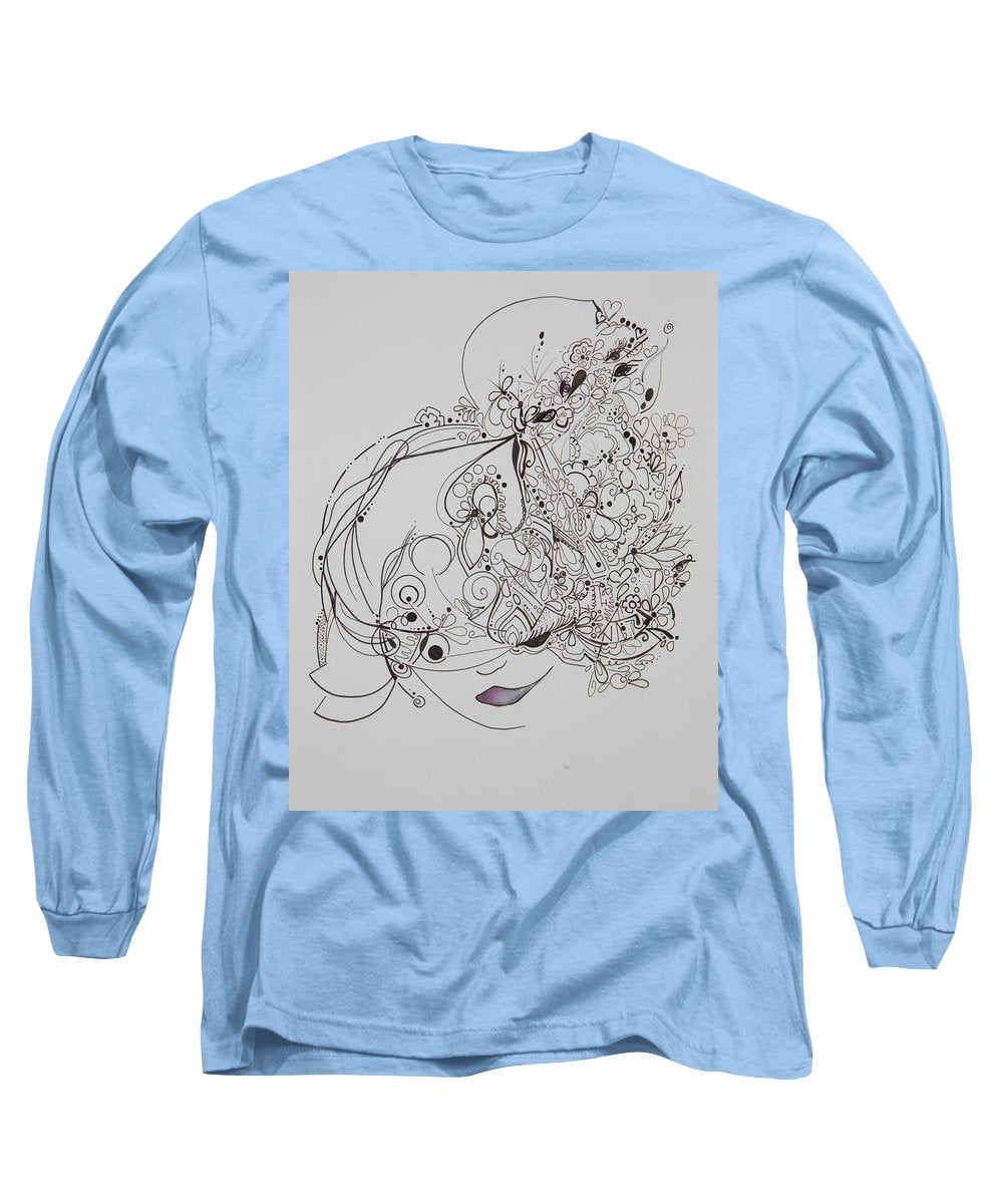 Away They Go - Zentangle Collection - Long Sleeve T-Shirt