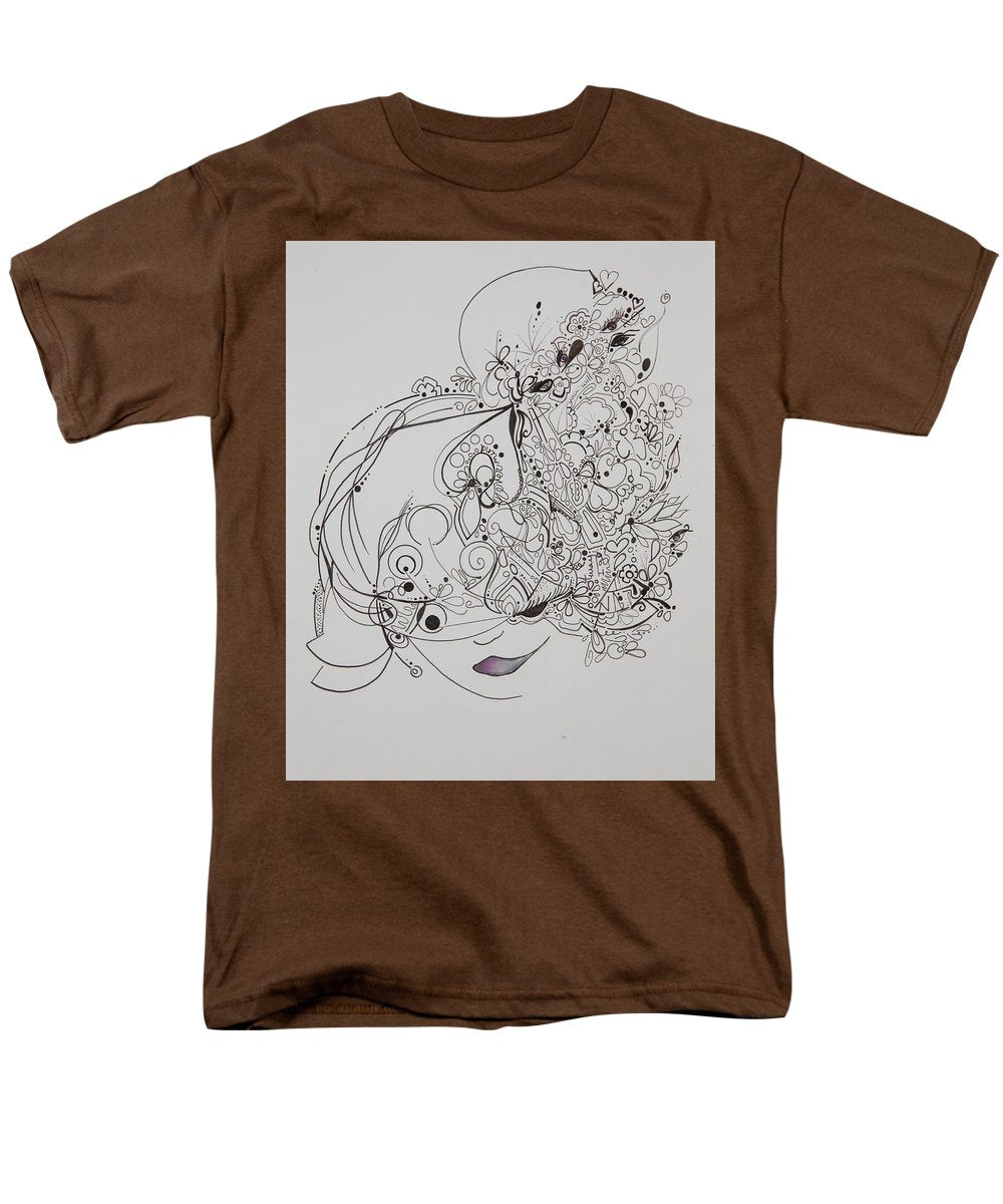 Away They Go - Zentangle Collection - Men's T-Shirt  (Regular Fit)