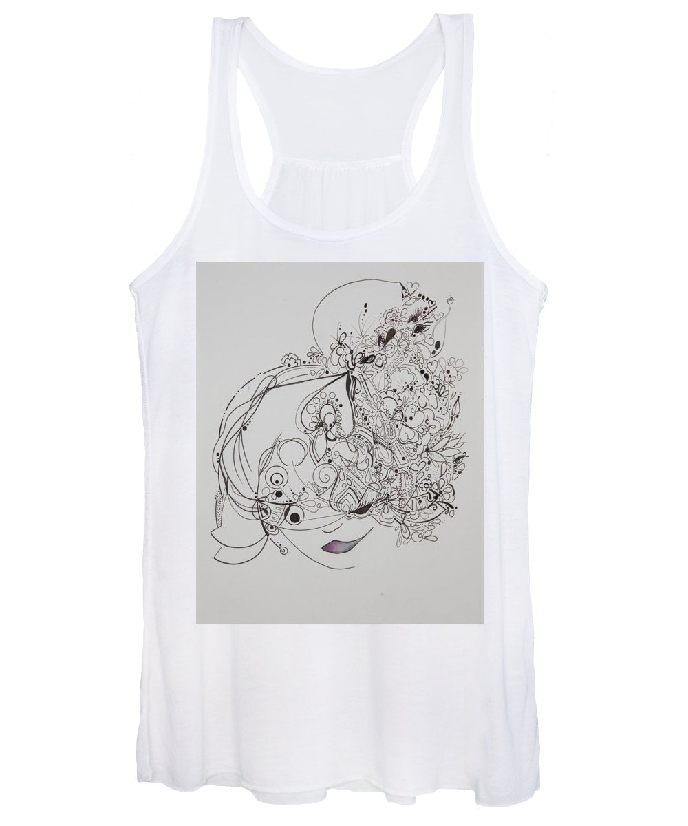 Away They Go - Zentangle Collection - Women's Tank Top