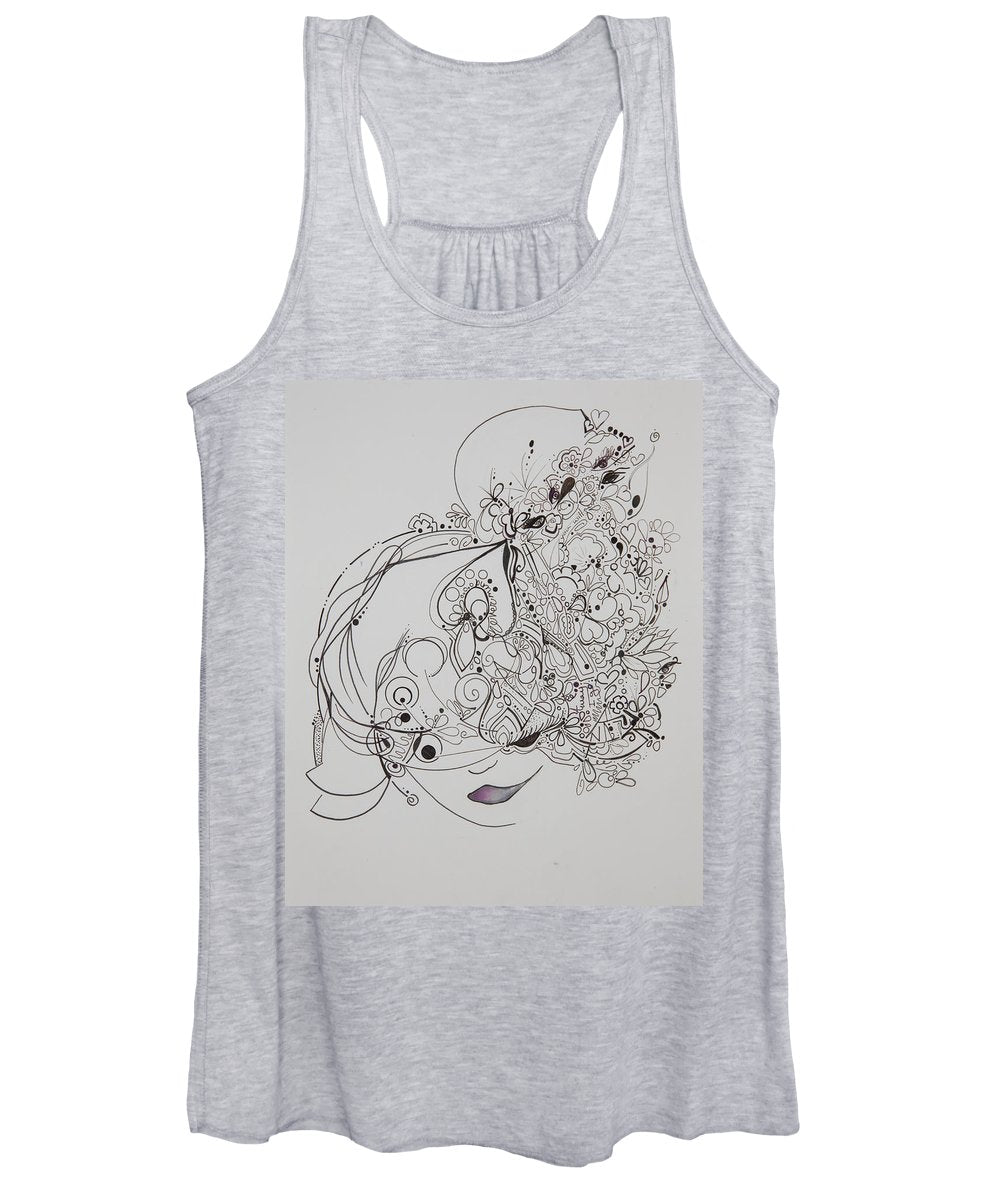 Away They Go - Zentangle Collection - Women's Tank Top