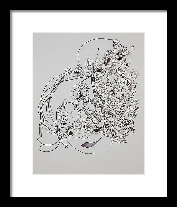 Away They Go - Zentangle Collection - Framed Print