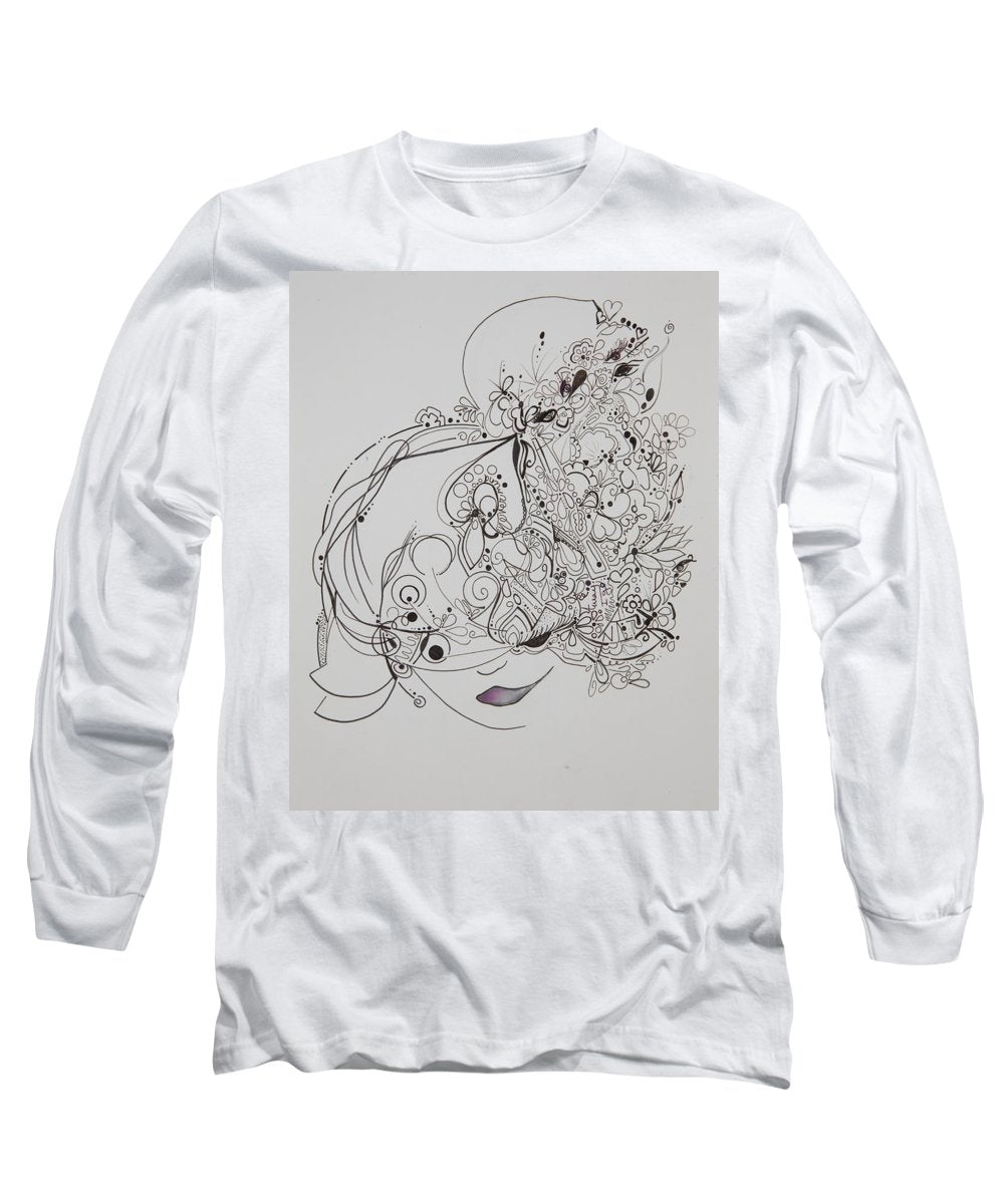 Away They Go - Zentangle Collection - Long Sleeve T-Shirt