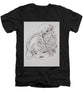 Away They Go - Zentangle Collection - Men's V-Neck T-Shirt